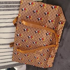 Mickey Mouse Brown Kids Tote Bag